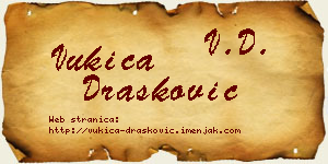 Vukica Drašković vizit kartica